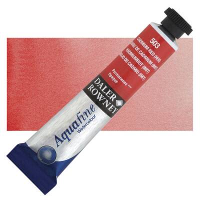 Daler Rowney Aquafine Tüp Suluboya 8 ml 503 CAD RED HUE - 1