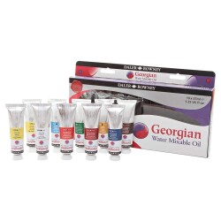 Daler Rowney Georgian WMO Sulandırılabilir Yağlı Boya Selection Set 10 Renk x 37 ml - 1