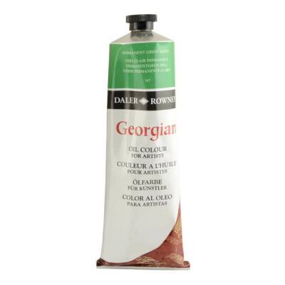 Daler Rowney Georgian Yağlı Boya 225 ml 347 Permanent Light Green - 1