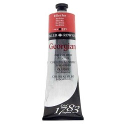 Daler Rowney Georgian Yağlı Boya 225 ml 531 Brilliant Rose - 1