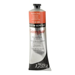 Daler Rowney Georgian Yağlı Boya 225 ml 588 Vermilion Hue - 1