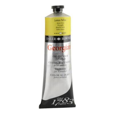 Daler Rowney Georgian Yağlı Boya 225 ml 651 Lemon Yellow - 1