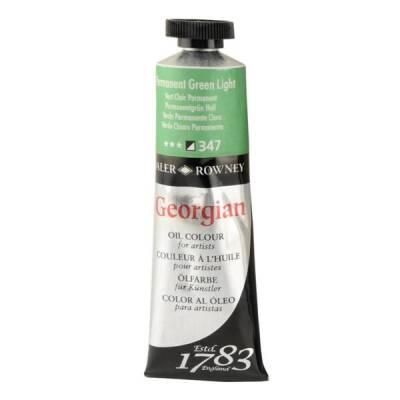 Daler Rowney Georgian Yağlı Boya 38 ml 347 Permanent Light Green - 1