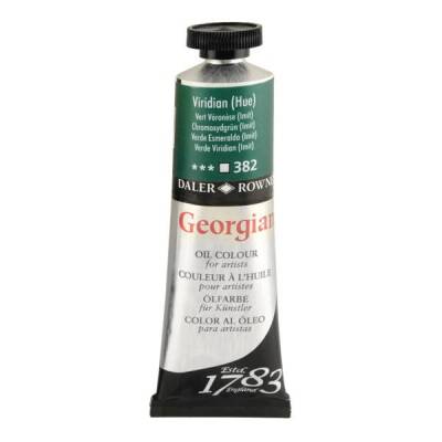 Daler Rowney Georgian Yağlı Boya 38 ml 382 Viridian Green Hue - 1