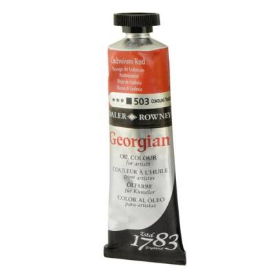 Daler Rowney Georgian Yağlı Boya 38 ml 503 Cadmium Red Hue - 1