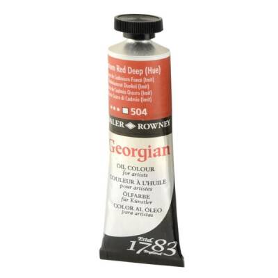 Daler Rowney Georgian Yağlı Boya 38 ml 504 Cadmium Red Deep Hue - 1