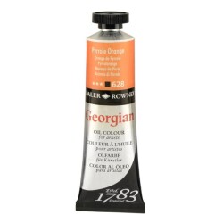 Daler Rowney Georgian Yağlı Boya 38 ml 628 Chrome Orange Deep Hue - 1