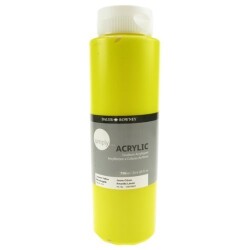 Daler Rowney Simply Akrilik Boya 750 ml. Lemon Yellow - 1