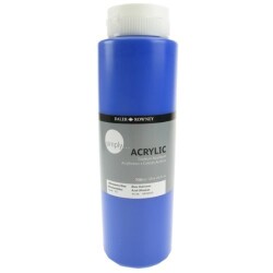 Daler Rowney Simply Akrilik Boya 750 ml. Ultramarine Blue - 1