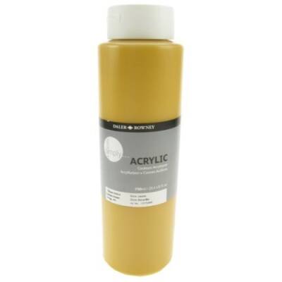 Daler Rowney Simply Akrilik Boya 750 ml. Yellow Ochre - 1