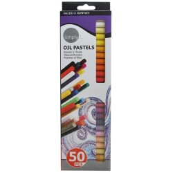 Daler Rowney Simply Yağlı Pastel Boya 50 Renk - 1