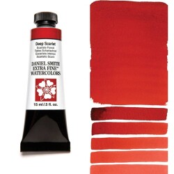 Daniel Smith Extra Fine Tüp Suluboya 15 ml Seri 1 Deep Scarlet - 1