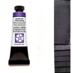 Daniel Smith Extra Fine Tüp Suluboya 15 ml Seri 1 Duochrome Violet Fantasy (Luminescent) - 1