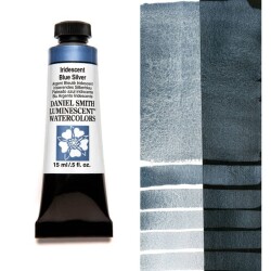 Daniel Smith Extra Fine Tüp Suluboya 15 ml Seri 1 Iridescent Blue Silver (Luminescent) - 1