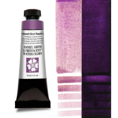 Daniel Smith Extra Fine Tüp Suluboya 15 ml Seri 1 Iridescent Vibrant Raspberry (Luminescent) - 1