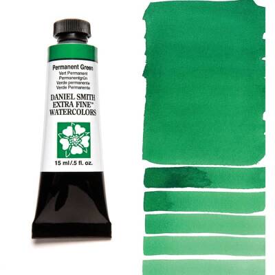 Daniel Smith Extra Fine Tüp Suluboya 15 ml Seri 1 Permanent Green - 1