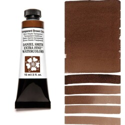 Daniel Smith Extra Fine Tüp Suluboya 15 ml Seri 1 Transparent Brown Oxide - 1