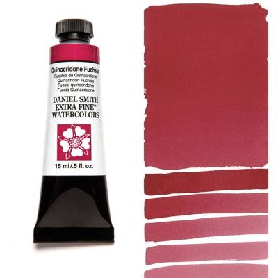 Daniel Smith Extra Fine Tüp Suluboya 15 ml Seri 2 Quinacridone Fuchsia - 1