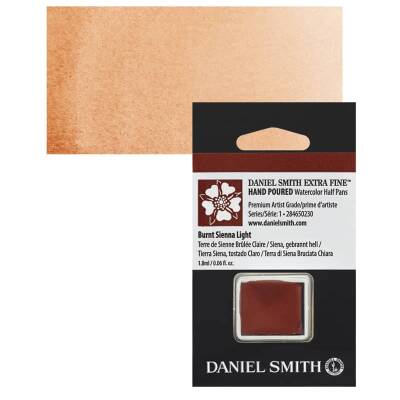 Daniel Smith Extra Fine Yarım Tablet Sulu Boya Seri 1 Burnt Sienna Light - 1