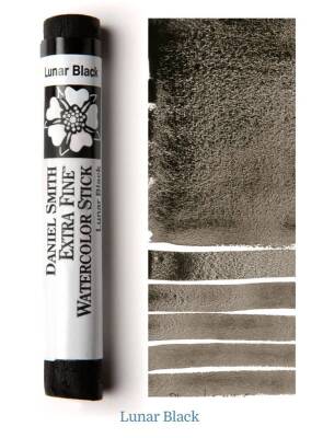 Daniel Smith Watercolor Stick Sulu Boya Lunar Black - 1