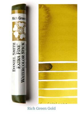 Daniel Smith Watercolor Stick Sulu Boya Rich Green Gold - 1