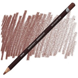 Derwent Coloursoft Pencil Yumuşak Kuruboya Kalemi C610 Dark Terracotta - 1