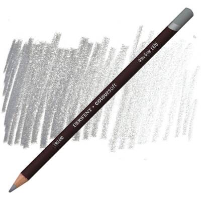 Derwent Coloursoft Pencil Yumuşak Kuruboya Kalemi C670 Dove Grey - 1