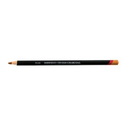 Derwent Tinted Charcoal Renkli Kömür Füzen Kalem TC02 Burnt Orange - 1