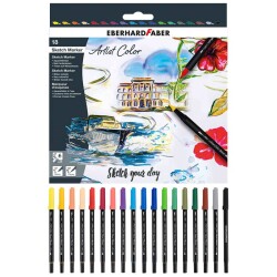 Eberhard Faber Artist Color Eskiz Markörü 18 Renk Set - 1