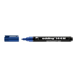 Edding 144 M Permanent Asetat Kalemi MAVİ - 1