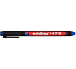 Edding 147 S Çok Amaçlı Permanent Kalem MAVİ - 1