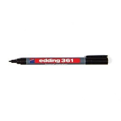 Edding 361 İnce Uçlu Yazı Tahtası Kalemi SİYAH - 1