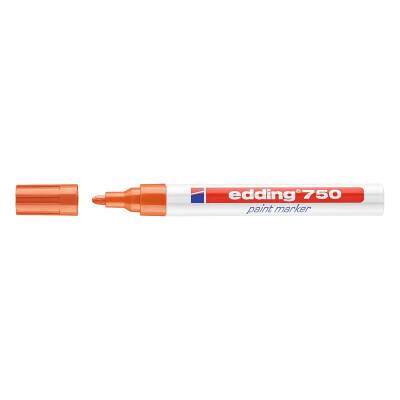 Edding 750 Çok Amaçlı Örtücü Boyama Markörü 2-4 mm Turuncu - 1