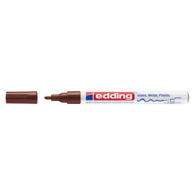 Edding 751 Çok Amaçlı Örtücü Boyama Dekorasyon Markörü 1-2 mm Kahverengi - 1