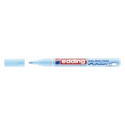 Edding 751 Çok Amaçlı Örtücü Boyama Dekorasyon Markörü 1-2 mm Pastel Mavi - 1