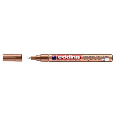 Edding 780 Çok Amaçlı Örtücü Boyama Dekorasyon Markörü 0.8 mm BAKIR YALDIZ - 1