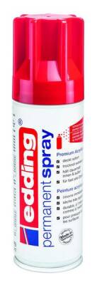 Edding Permanent Sprey Boya 200 ml. 952 PARLAK KIRMIZI - 1