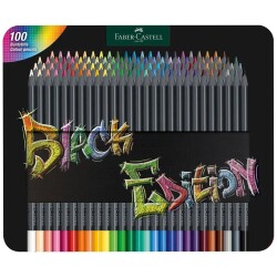 Faber Castell Black Edition Kuru Boya Kalemi 100 Renk - 2