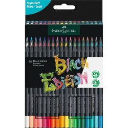 Faber Castell Black Edition Kuru Boya Kalemi 36 Renk - 1