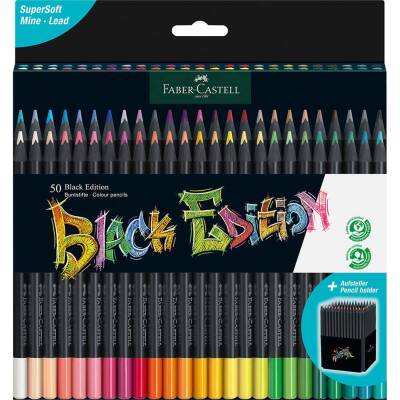 Faber Castell Black Edition Kuru Boya Kalemi 50 Renk - 1