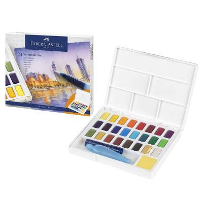 Faber Castell Creative Studio Tablet Sulu Boya 24 Renk - 1