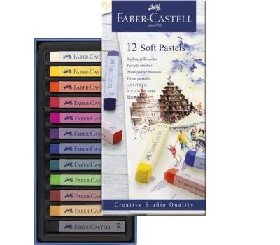 Faber Castell Creative Studio Toz (Soft) Pastel Boya 12 Renk - 1