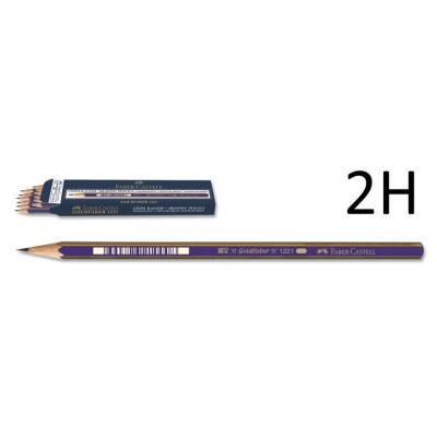 Faber Castell Goldfaber 1221 Dereceli Kalem 2H 12'li KUTU - 1