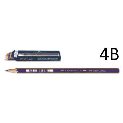 Faber Castell Goldfaber 1221 Dereceli Kalem 4B 12'li KUTU - 1