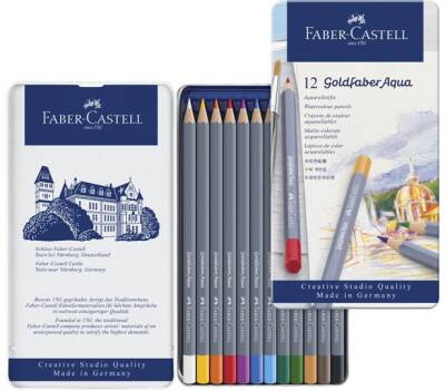 Faber Castell Goldfaber Aquarel Boya Kalemi 12 Renk - 1