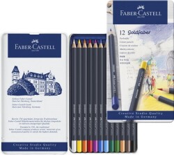 Faber Castell Goldfaber Kuru Boya Kalemi 12 Renk - 1