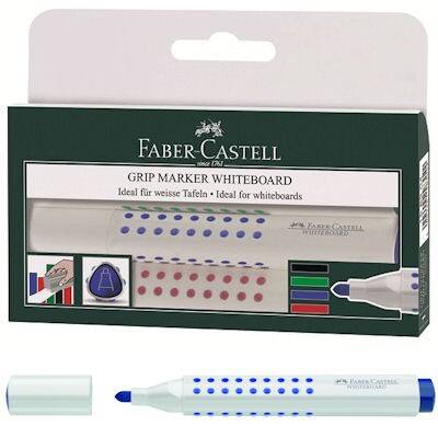 Faber Castell Grip Beyaz Tahta Kalemi 4 Renk Set - 1