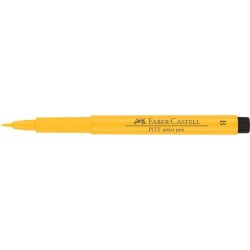 Faber Castell Pitt Artist Pen Çizim Kalemi Fırça Uçlu 107***Cadmium Yellow (Kadmiyum Sarısı) - 1