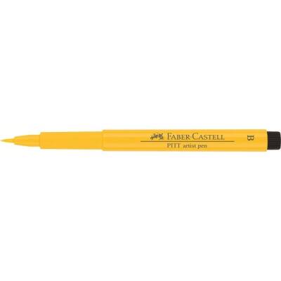 Faber Castell Pitt Artist Pen Çizim Kalemi Fırça Uçlu 107***Cadmium Yellow (Kadmiyum Sarısı) - 1