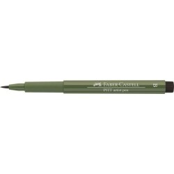 Faber Castell Pitt Artist Pen Çizim Kalemi Fırça Uçlu 174***Chromium Green Opaque (Mat Krom Oksit Yeşili) - 1